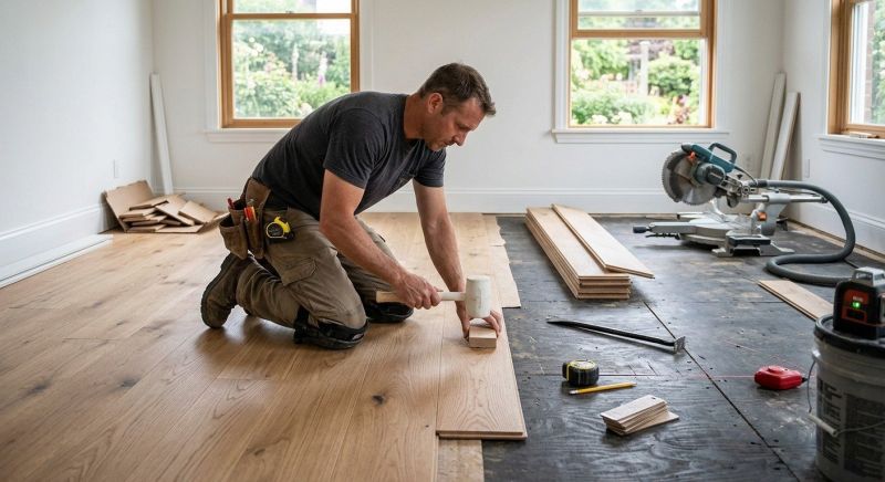 Pine Floor Installation in Phoenix, AZ