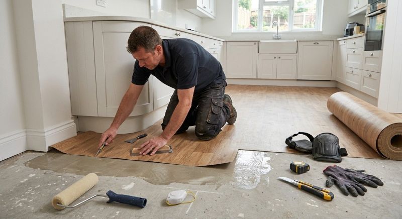 Sheet Linoleum Installation in Frisco, TX